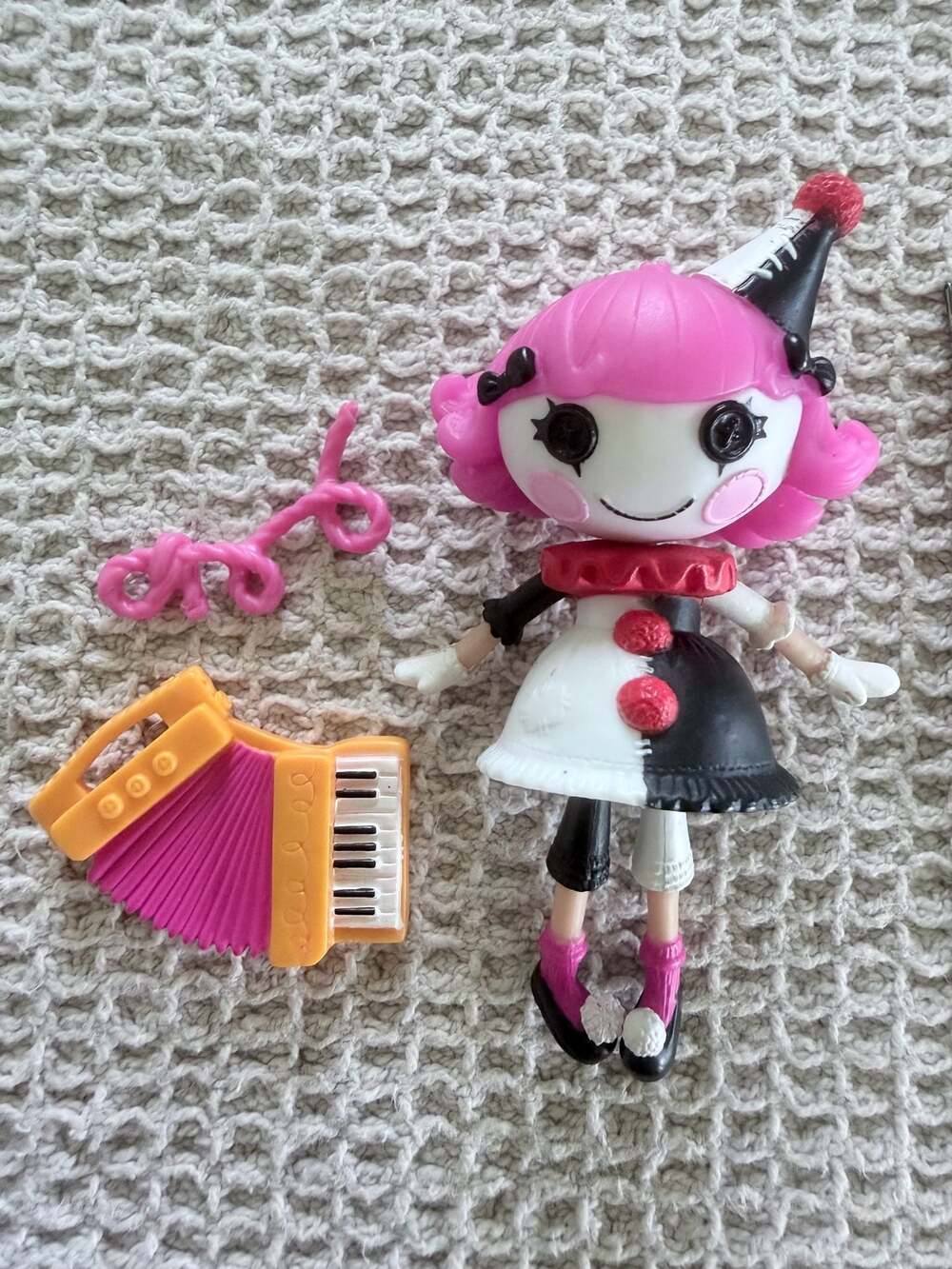 Mini Lalaloopsy Doll Charlotte Charades with Accordion and Accessories
